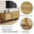 Rattan TV Stand for 75" TVs, 67" Farmhouse Media Console, Solid-Wood Legs, Cable Hole-35824961