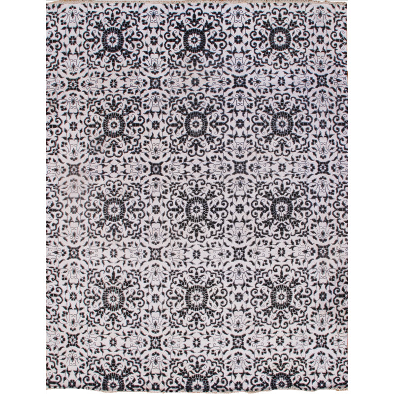 Silk Floral Indoor Rug