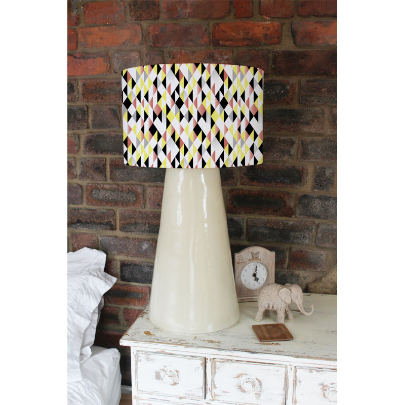 Cotton Drum Lamp Shade ( Uno ), 25cm H x 40cm W x 40cm D