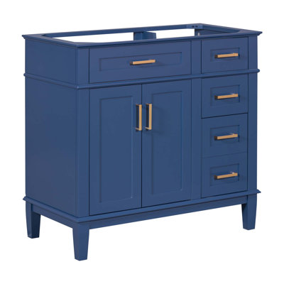 Meuble-lavabo moderne, lavabo non inclus