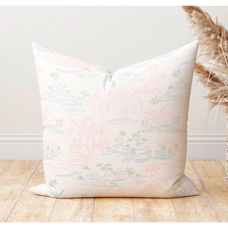Housse de coussin rose clair, Square 21"