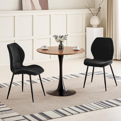 43 cm H Upholstered Linen Parsons Chair