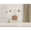 Meuble-lavabo mural 24 po avec lavabo en céramique blanche et porte à fermeture en douceur, emballage KD, contreplaqué