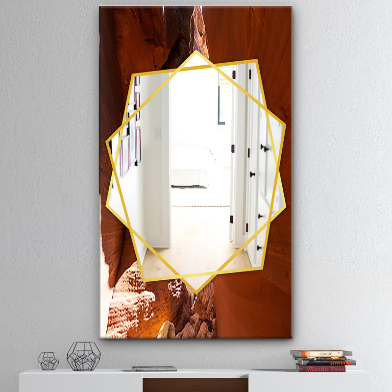 Miroir d'appoint Arizona Antelope Canyon, H 24 po x l 32 po