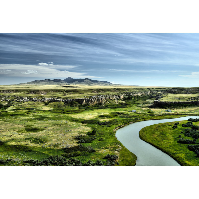 Writing-On-Stone by IanChrisGraham - Wrapped Canvas Print, 30cm H x 46cm W