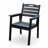 HDPE Outdoor Patio Dining Set with Umbrella Hole, Table and 6 Chairs-1092631522-1092633629
