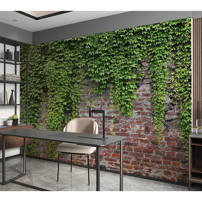 Delema Brick Wall Mural, 27" L x 39" W