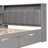 Marquece Full Size Platform Bed With Integrated LED Lighting, Charging Station, Desk, And Upholstered Headboard-115817023