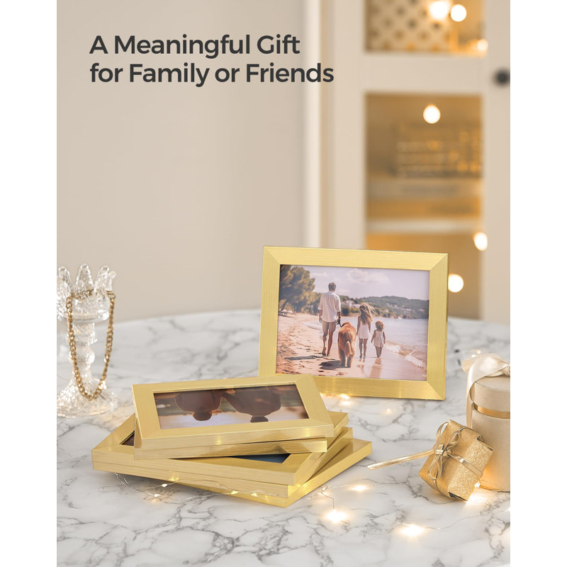 Collage Picture Frames For Wall Gallery Decor Set Of 10, Gold