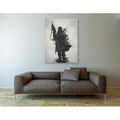 Cortesi Home «Post Apocalyptic Warrior» par Nicklas Gustafsson, art mural sur toile