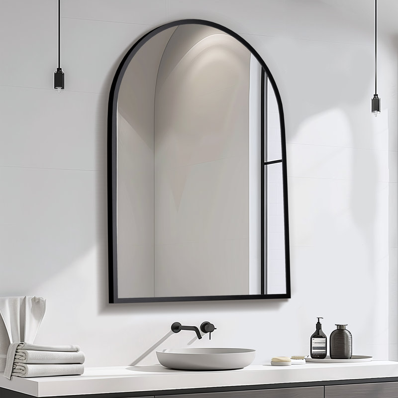 Miroir mural Margulies, Noir, H 31 po x l 24 po