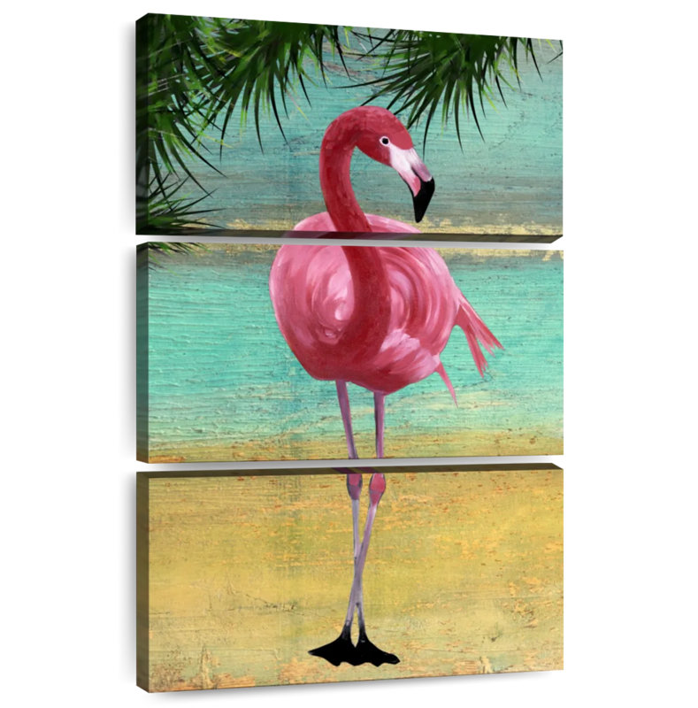Brampt Flamingo Frame I, 38" H x 24" W