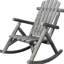 Chaise berçante Alverta Grey Wood-121534188