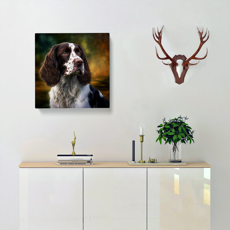 English Springer Spaniel Digital Art - Print