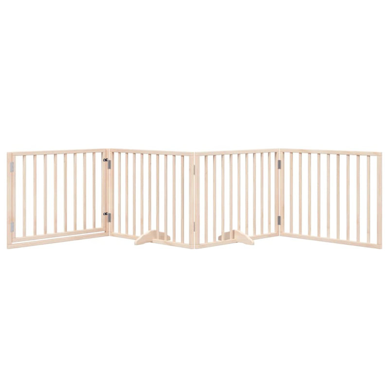 Ziggie Solid Wood Dog House Door, Beige, 60cm H x 320cm W x 2cm D