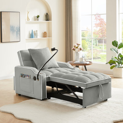 Canapé-lit convertible polyvalent pour des espaces compacts, améliorant le confort et la fonctionnalité