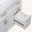 Meuble-lavabo moderne de 36 po avec lavabo 36 po avec lavabo et deux tiroirs à fermeture douce-2092204193