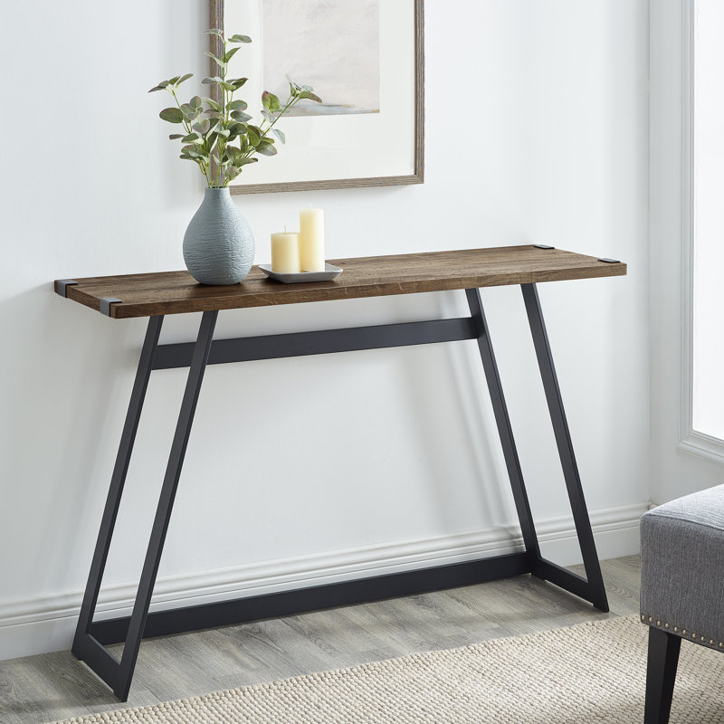 Paramus 46'' Console Table, Rustic Oak