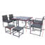 Ensemble de mobilier d'extérieur 9 pièces pour patio avec table et chaises