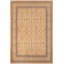 Tapis oriental brun clair en laine noué à la main 8 pi 1 po x 9 pi 9 po Baccio
