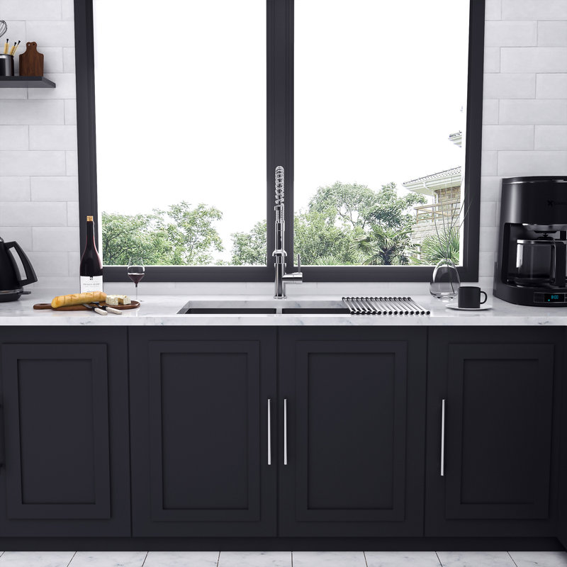 33'' L Double Bowl Stainless Steel Kitchen Sink