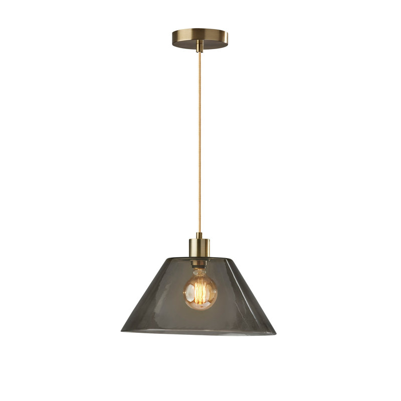 Luminaire suspendu conique à 1 lumière Anastasia