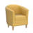 Upholstered 27" Wide Barrel Chair with Ottoman-87709777