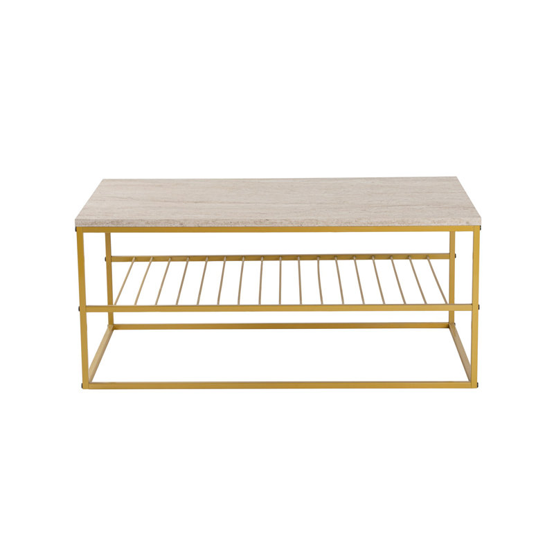 Glorias Coffee Table, Gold