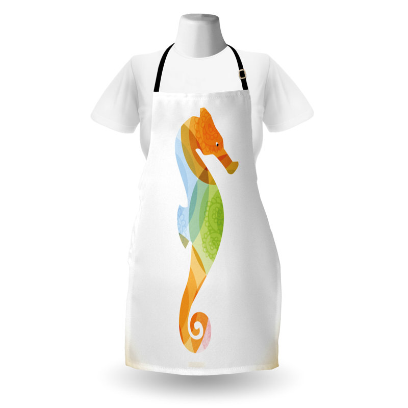No Pattern Bib Apron