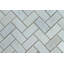 0.94" x 1.96" Marble Mosaic Wall Tile