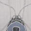 «Moth Blue II», reproduction d'art encadrée texturée à la main-886837025-886837032