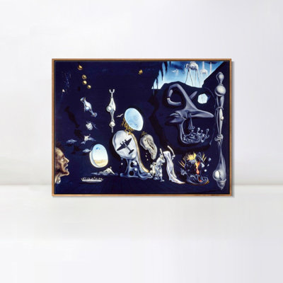 Art numérique sur toile encadrée, série # 074 par Salvador Dali, art mural pour le salon, décorations de bureau à domicile