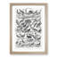 Ornithology Study of Birds LXX by Oliver Goldsmith - Picture Frame Drawing Print-55733949-55733947