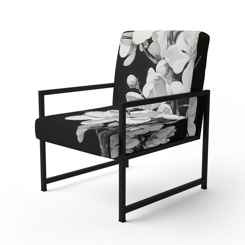 Fauteuil d'appoint Curtisville - Apple Blossom, Noir, noir, noir, noir