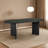 Durable and warm solid wood dining table-1707033353