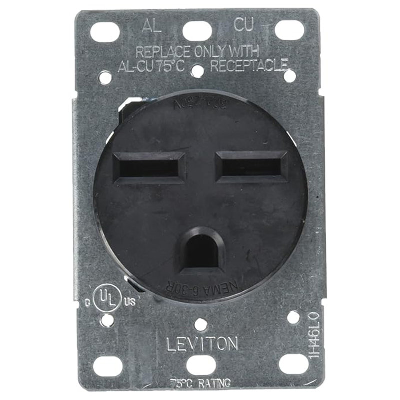 Ensemble de 1 prise de courant 30 ampères 250 V 630R Leviton