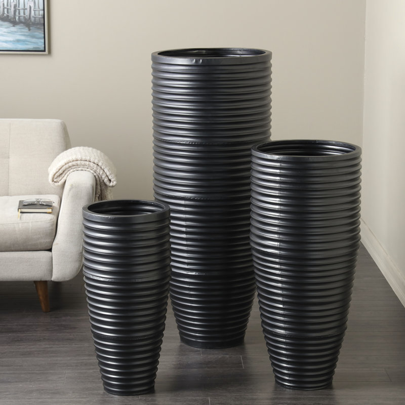 Charny Metal Floor Vase