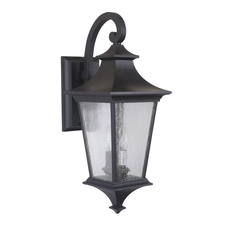 Lanterne murale d'extérieur 2 lumières Argent II, Minuit