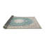 Tapis oriental bleu / gris Cuadrado-1077477335