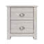 Table de chevet 2 tiroirs 20,07 po Blessinger-69518771