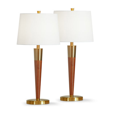 Ensemble de lampe de table en nickel brossé 30 po Vanover