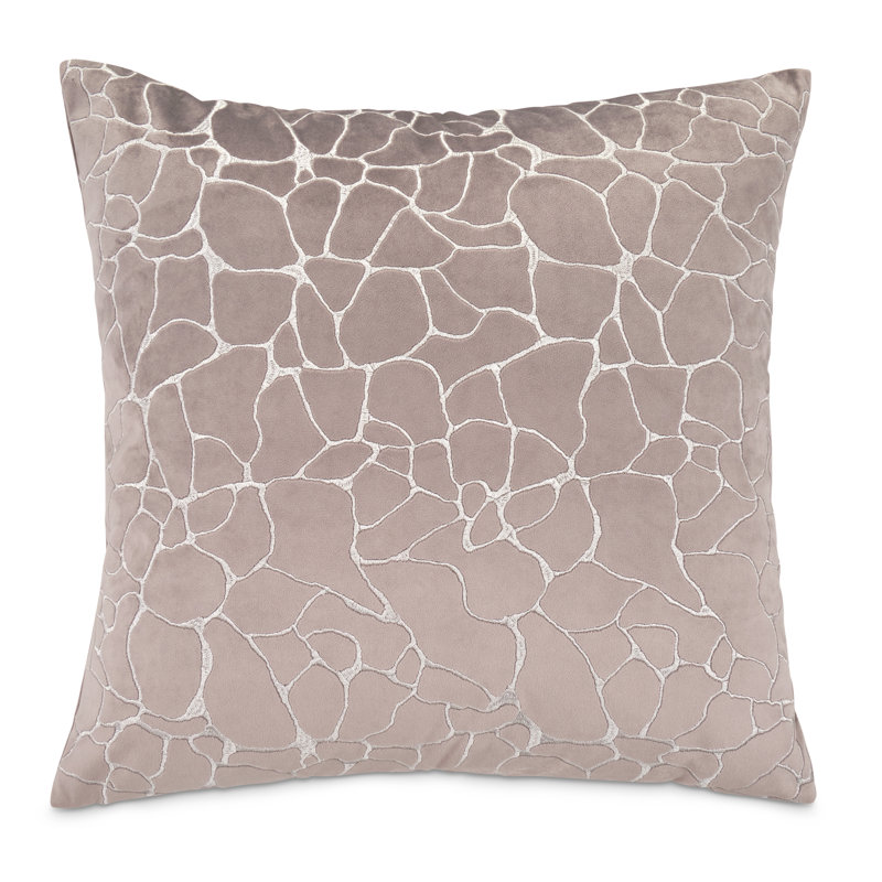 Crackle Velvet Square Pillow Cover & Insert