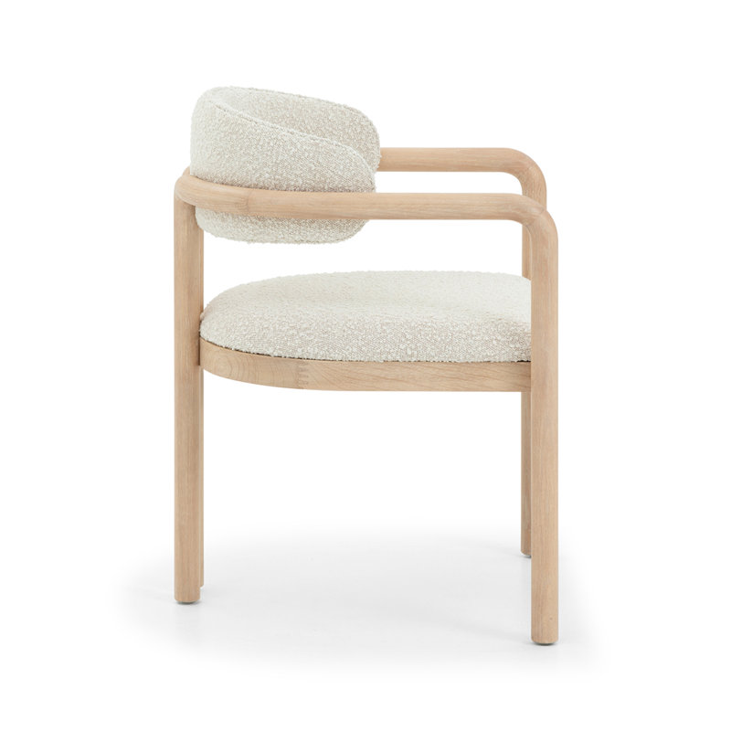 Fowler Upholstered Arm Chair, Saddle