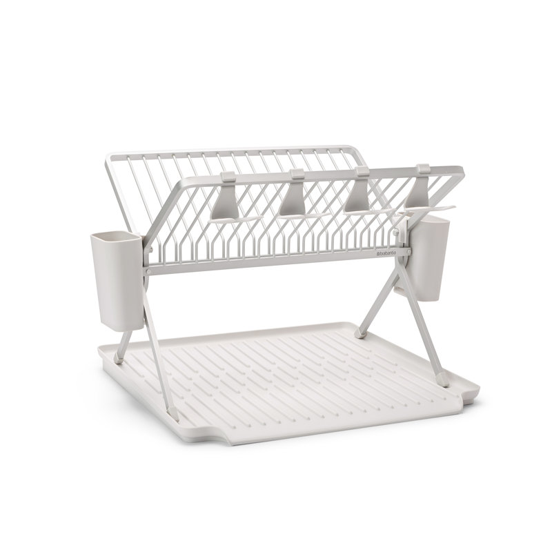 Égouttoir à vaisselle pliable en aluminium pliable Brabantia Sinkside, Gris clair