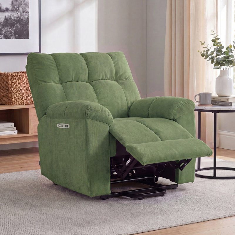 102cm Wide Chenille Rocker Standard Recliner
