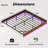 Floating Bed Frame with LED Lights-1838809766-1838809769