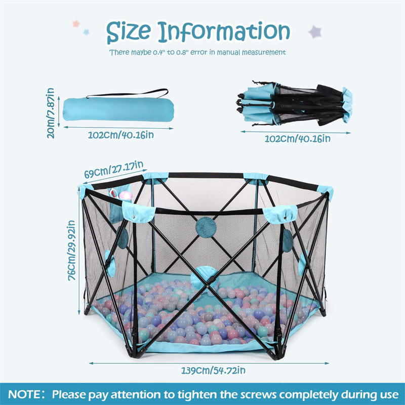 Hereth Playpen, Blue
