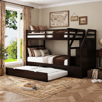 Bunk Bed With Trundle AND Storage Stairsold SKU:LPAAP