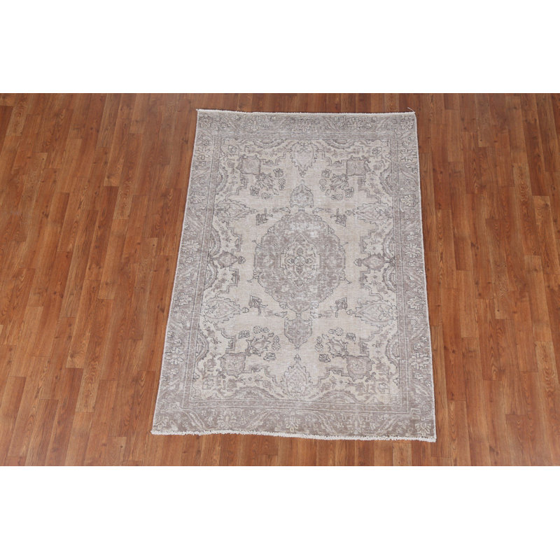 Tapis persan à motif géométrique Tabriz Kardi