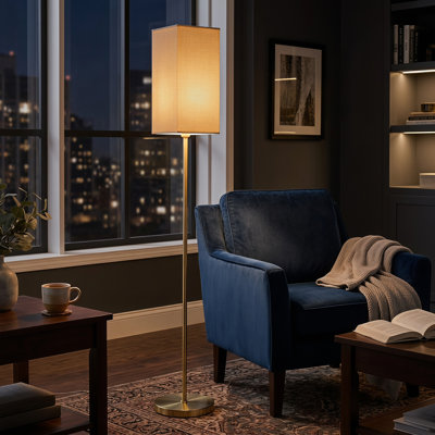 161.5cm Polished Traditional Floor Lamp